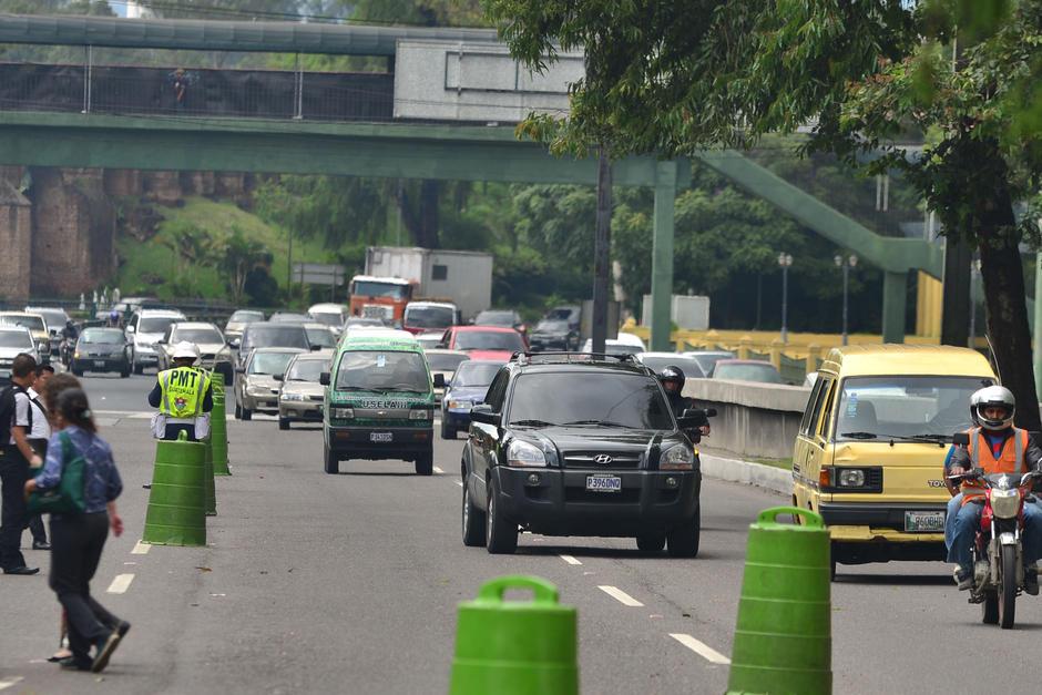 El tránsito se verá afectado a partir de la segunda semana de diciembre, según la PMT. (Foto: Soy502)&nbsp;