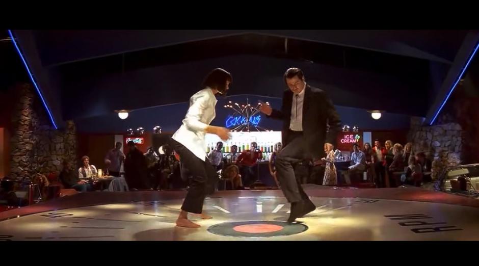 John Travolta demostró sus movimientos junto a Lady Gaga en la after party de los premios Grammy. (Foto: AFP)