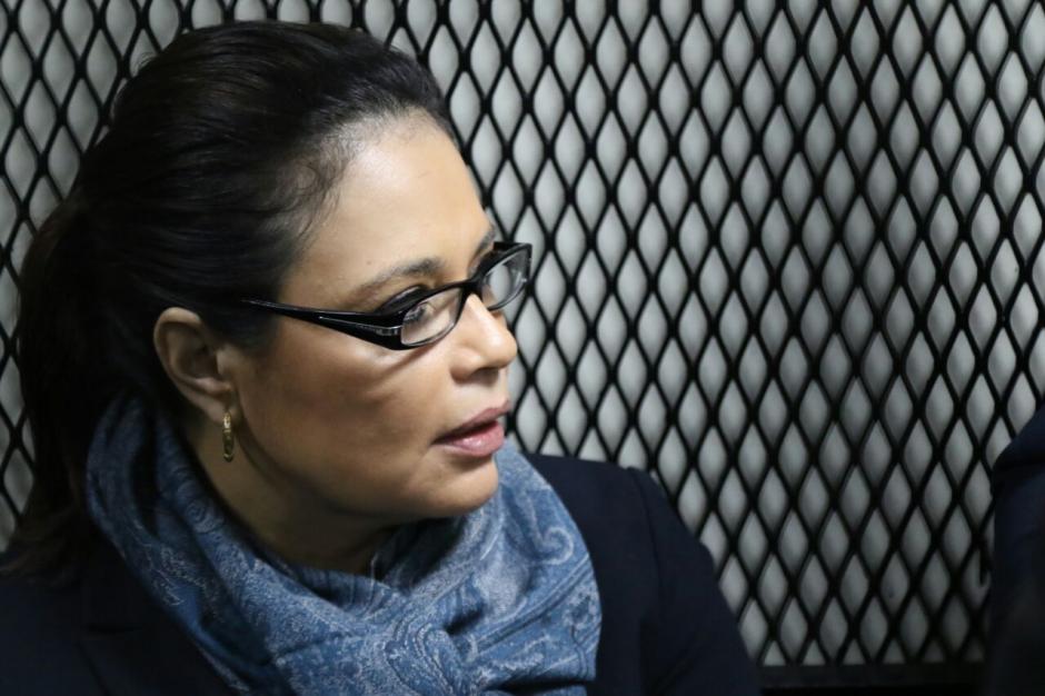 La exvicepresidenta Roxana Baldetti estuvo en Tribunales durante una audiencia donde se conocer&iacute;a si ir&iacute;a a juicio. (Foto: Alejandro Bal&aacute;n/Soy502)