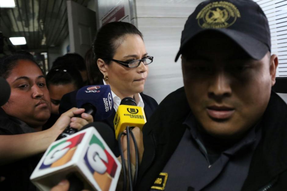 La exvicepresidenta Roxana Baldetti inform&oacute; que no tiene abogado defensor en el caso Lago de Amatitl&aacute;n. (Foto: Alejandro Bal&aacute;n/Soy502)