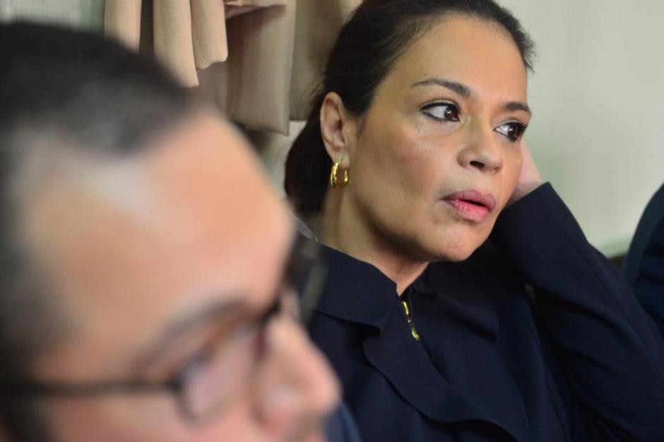 Roxana Baldetti, la exvicepresidenta, acude a Tribunales para&nbsp;solicitar que sus bienes no sean motivo de embargo.(Foto: Wilder López/Soy502)&nbsp;