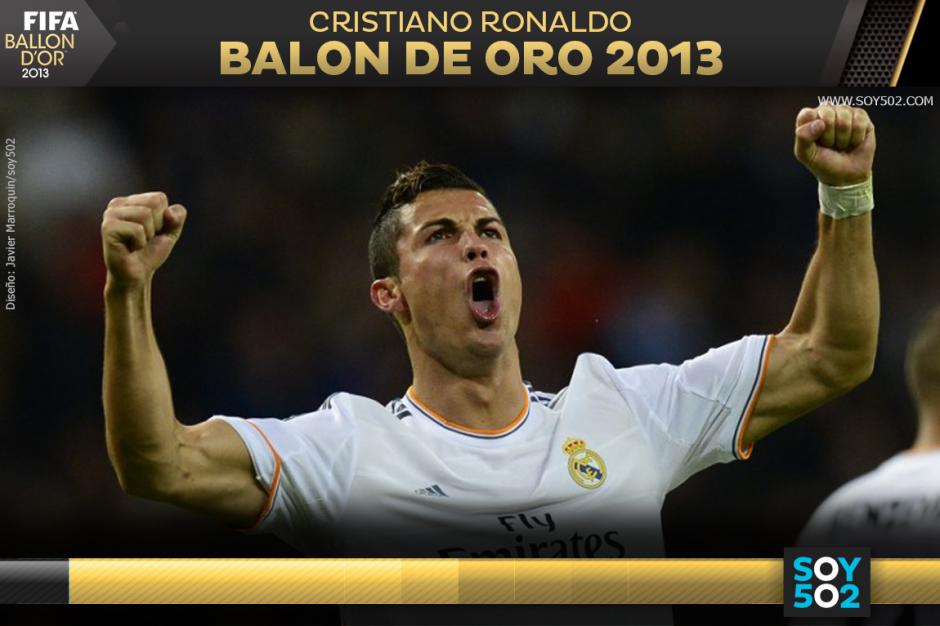 Cristiano Ronaldo posee dos premios al Bal&oacute;n de Oro, uno lo gan&oacute; en 2008 y el otro corresponde al 2013. (Infograf&iacute;a: Javier Marroqu&iacute;n/Soy502)