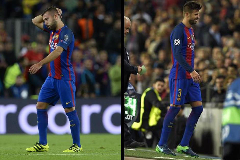 El Bar&ccedil;a pierde a dos de sus piezas en defensa. (Foto: AFP)