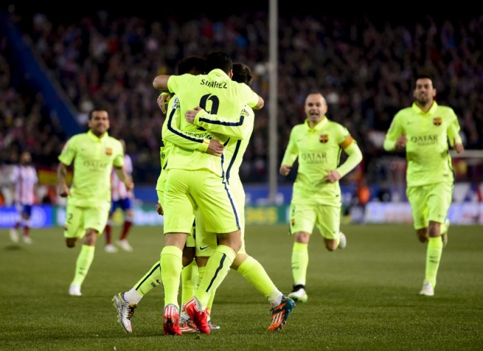 El Barcelona super&oacute; al Atl&eacute;tico de Madrid en la serie de cuartos de final de la Copa del Rey. (Foto: AFP)