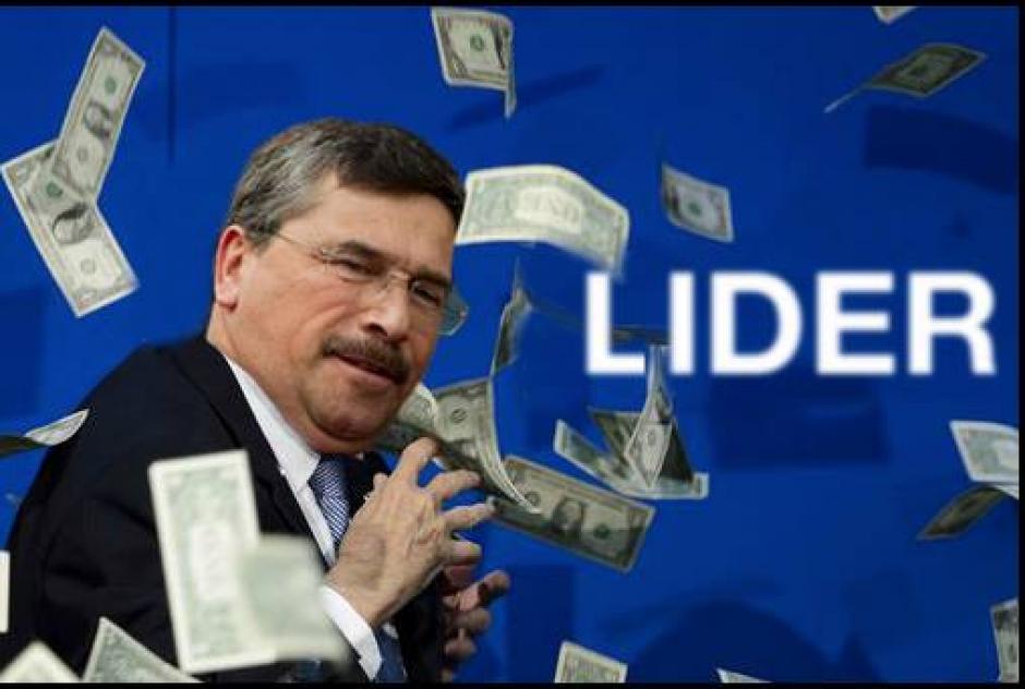 Este meme ha circulado en redes sociales, luego de que estallara el esc&aacute;ndalo que ha salpicado al candidato a la vicepresidencia de Lider. (Imagen: Facebook).