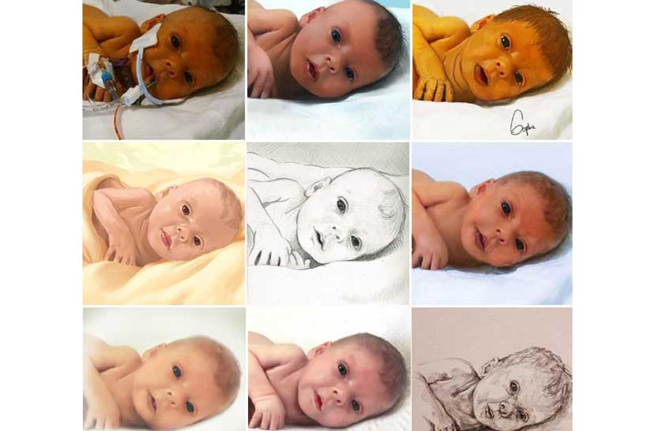 Las im&aacute;genes del beb&eacute; de Nathan Steffel se quedar&aacute;n como un buen recuerdo en el coraz&oacute;n del triste padre.