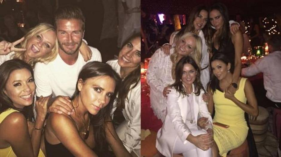 David Beckham se mostr&oacute; muy contento por su fiesta de cumplea&ntilde;os n&uacute;mero 40. (Foto: Twitter)