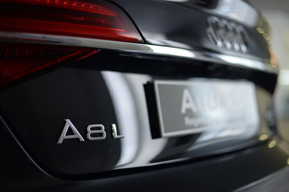 El A8 es uno de los &iacute;conos de Audi. (Foto: Esteban Biba/Soy502)&nbsp;