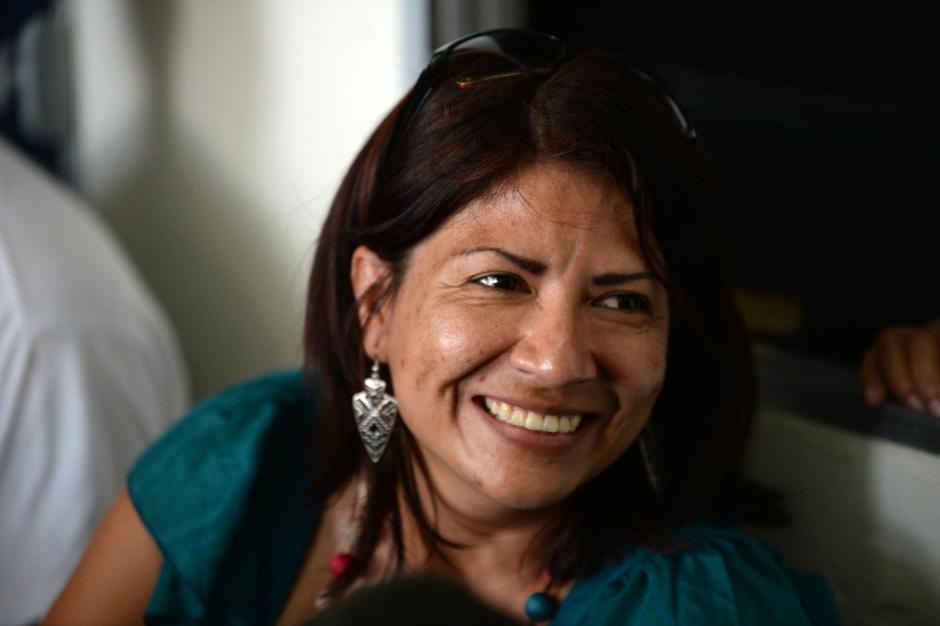 Yolanda Oquel&iacute; l&iacute;der del movimiento La Puya en resistencia fue beneficiada con el cierre del proceso penal en su contra por supuestas intimidaciones al personal de la minera El Tambor ubicada en San Jos&eacute; del Golfo. (Foto: Esteban Biba/Soy502)&nbsp;