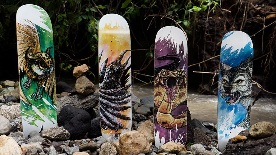 Black Revolver es una marca de patinetas hechas por guatemaltecos. (Foto: Victor Mej&iacute;a/Black Revolver)