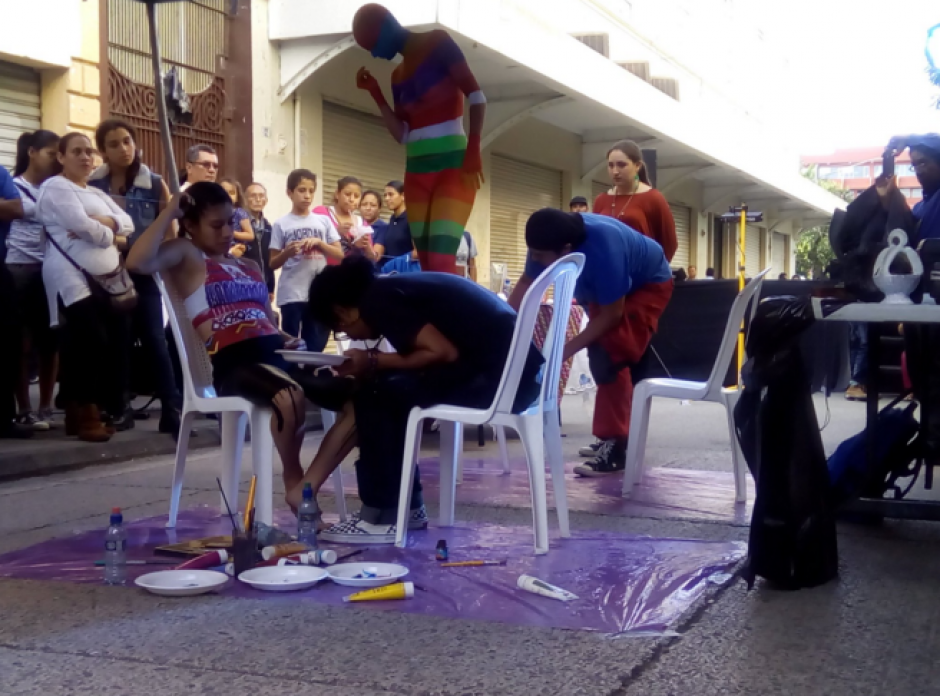 El Body Paint Festival 2016 se celebr&oacute; en el marco del Festival del Centro Hist&oacute;rico. (Foto: Guate Cultural) 