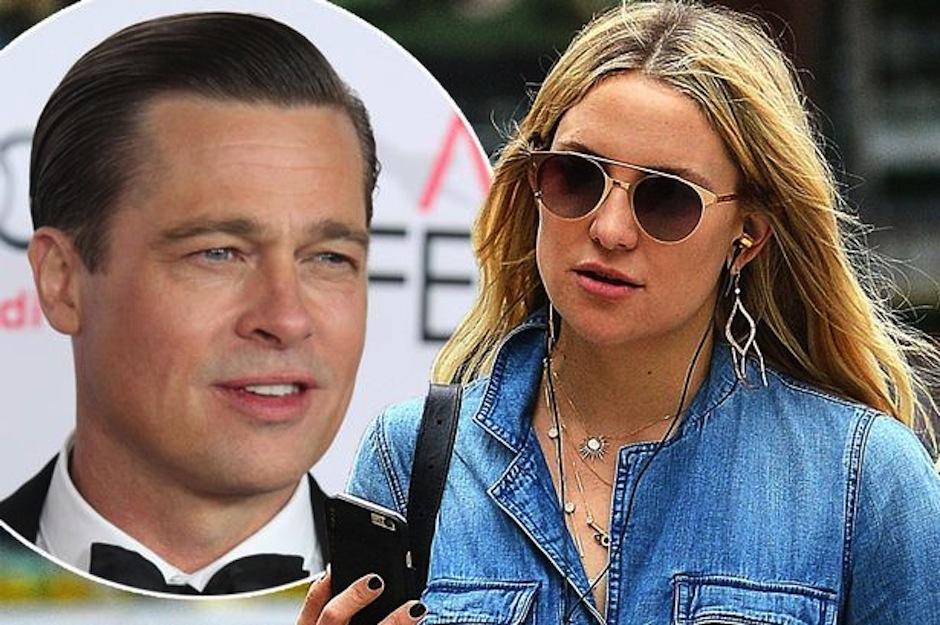 Se corren rumores acerca de una relaci&oacute;n entre Brad Pitt y Kate Hudson. (Foto: Mirror.co.uk)