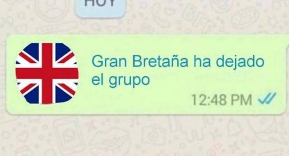 El Reino Unido dej&oacute; "El Grupo" de la Uni&oacute;n Europea. (Imagen: sopitas.com)