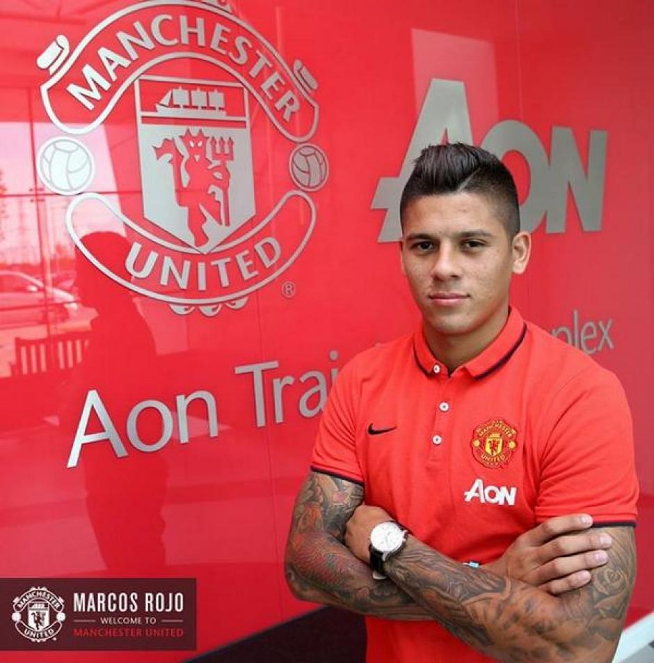 El zaguero argentino Marcos Rojo fue fichado por el Manchester United. (Foto: EFE)