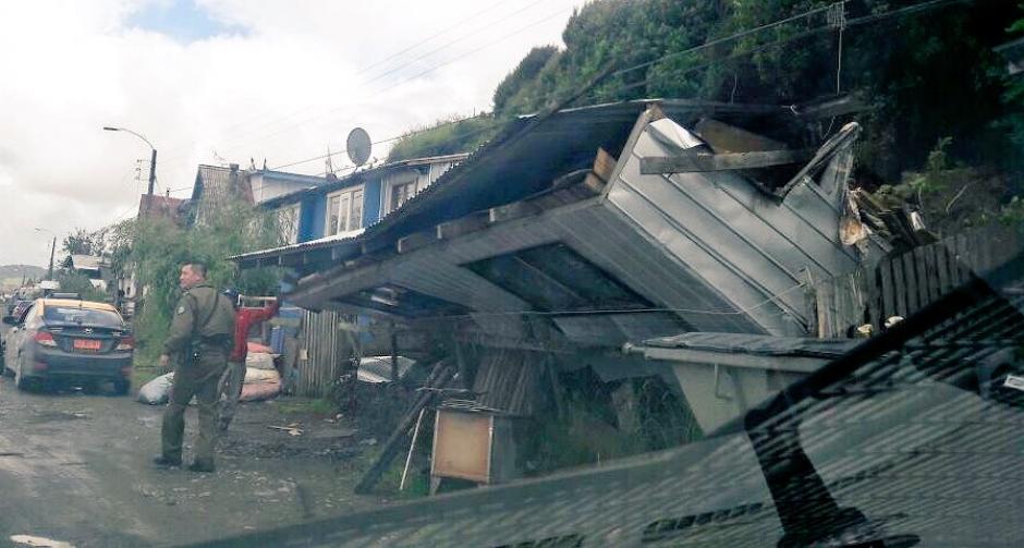 Un terremoto de 7,6 de magnitud golpe&oacute; este domingo el sur de Chile. (Foto: Twitter) 