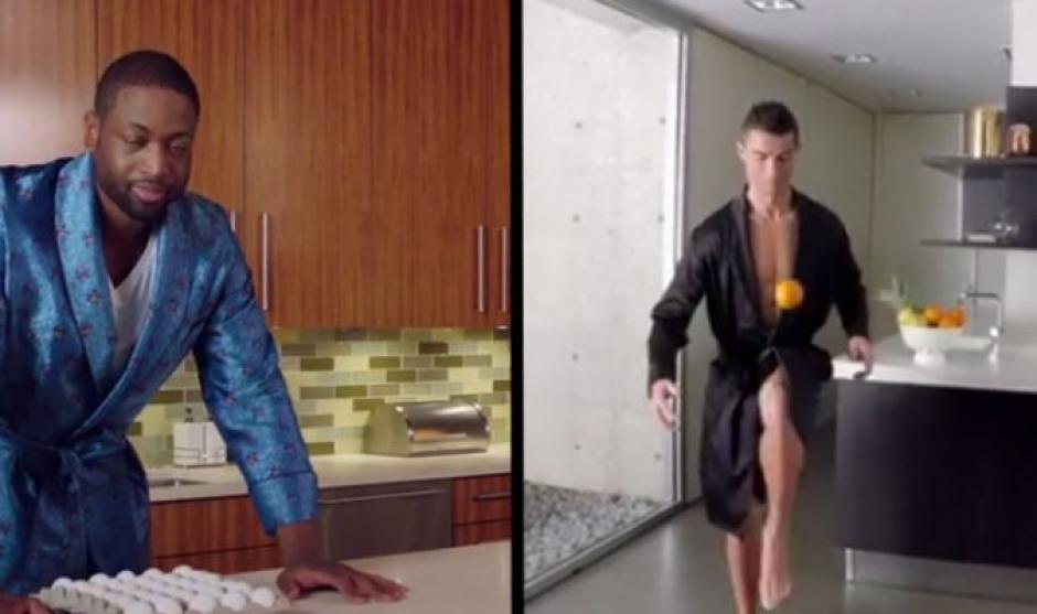 Dwyane Wade ret&oacute; a Cristiano Ronaldo a preparar el desayuno. (Foto: Twitter)