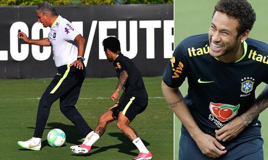 Parece que Tite le dio una lecci&oacute;n a Neymar. (Foto: Twitter)
