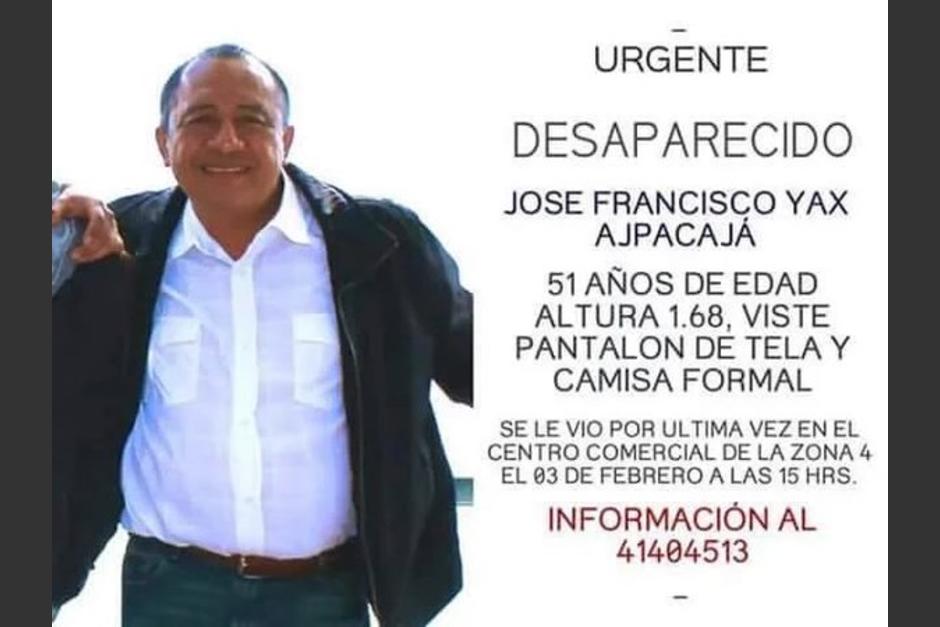 Familiares de la v&iacute;ctima promovieron su b&uacute;squeda en las redes sociales. (Imagen: Twitter/@azucenalemus1)&nbsp;