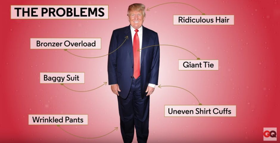 La revista GQ propuso un cambio de look a Donald Trump, mira el resultado. (Foto: captura de pantalla)