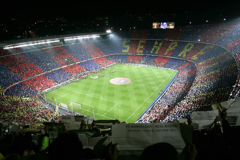 En el Camp Nou es donde los aficionados al Barcelona pueden cantar el himno de su equipo cada vez que los catalanes juegan de locales.