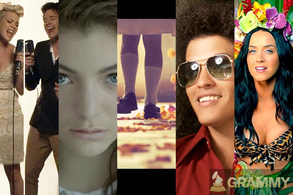 Y los nominados a canci&oacute;n del a&ntilde;o son:&nbsp;"Just Give Me A Reason" - P!nk ft. Nate Ruess,&nbsp;"Royals" - Lorde, "Same Love" - Macklemore &amp; Ryan Lewis,&nbsp;"Locked Out Of Heaven" - Bruno Mars y "Roar" - Katy Perry.