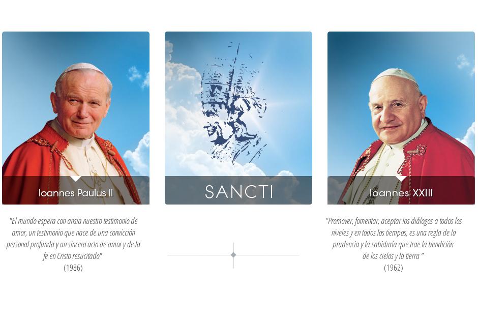 El Vaticano inform&oacute; hoy de se ha creado una p&aacute;gina de internet y una aplicaci&oacute;n para tel&eacute;fonos m&oacute;viles y tabletas s&oacute;lo para informar sobre las actividades de las canonizaciones de los papas Juan Pablo II y Juan XIII.