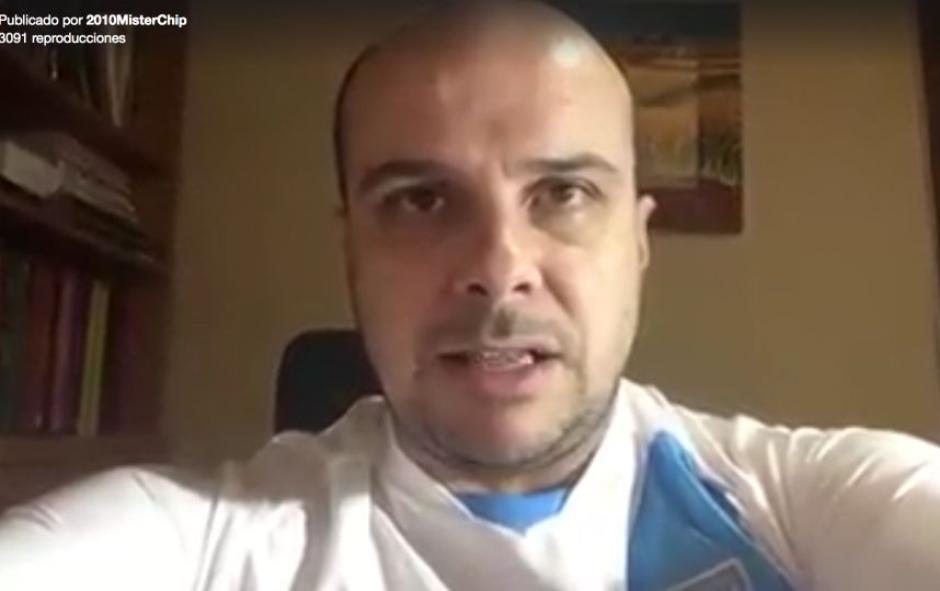 MisterChip mostró su nostalgia porque Guatemala no está ya en la eliminatoria mundialista. (Foto: Twitter)