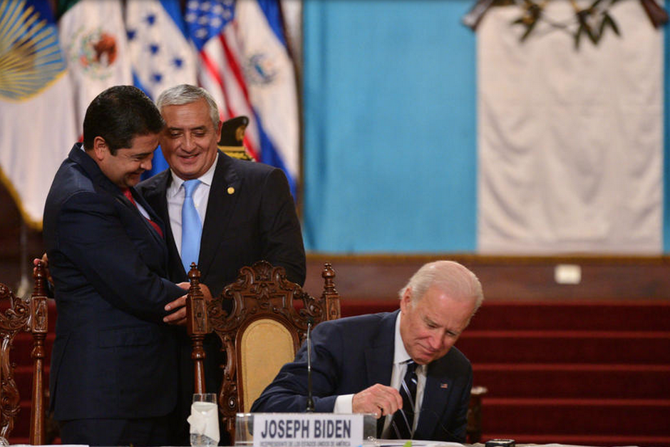 El presidente de Guatemala y el de Honduras se han reunido en distintas ocasiones para definir la cooperaci&oacute;n bilateral. &nbsp;(Foto: Wilder L&oacute;pez/Soy502)