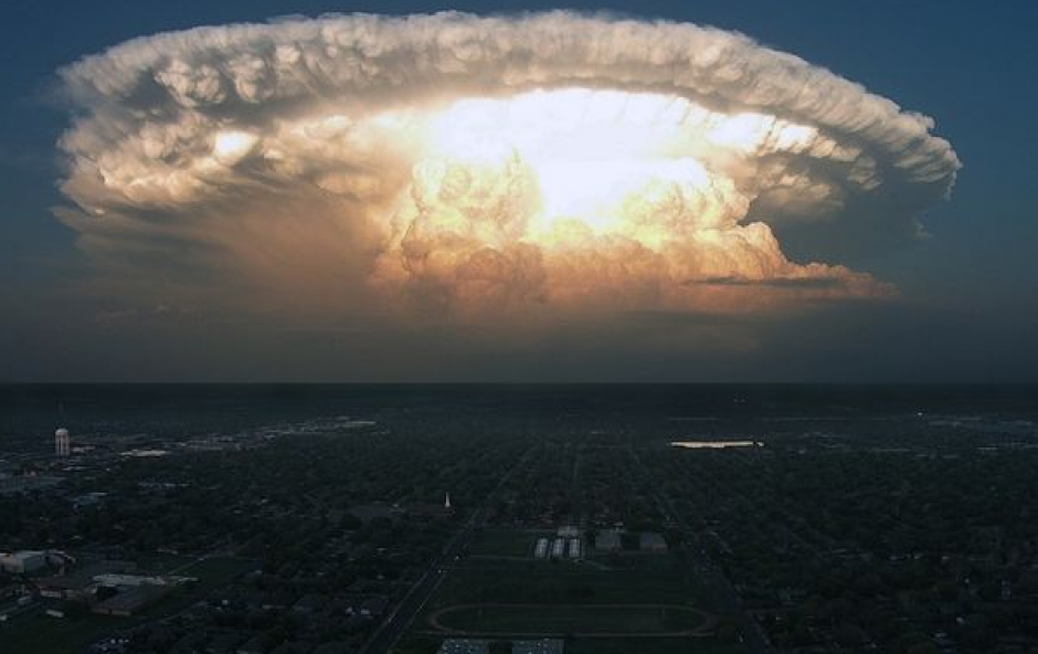 La foto original fue tomada en la localidad de Lubbock en el estado de Texas el pasado mes de abril. (Foto: Twitter)