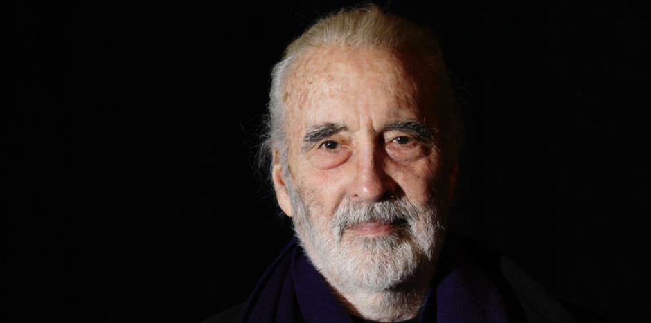 El actor brit&aacute;nico Christopher Lee. (Foto: EFE)
