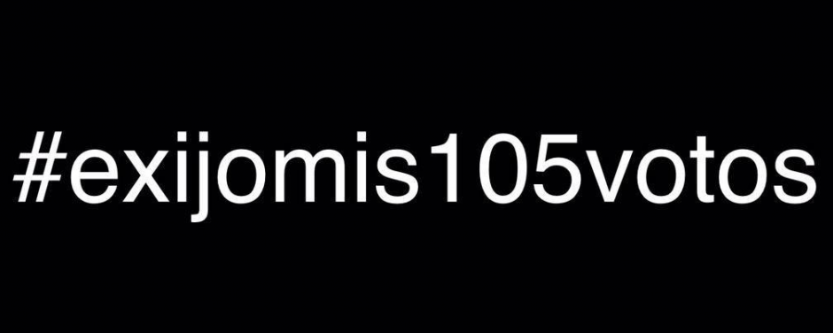 La tendencia comenzó a usarse después de conocer la resolución de la Comisión Pesquisidora. (Foto: Twitter)