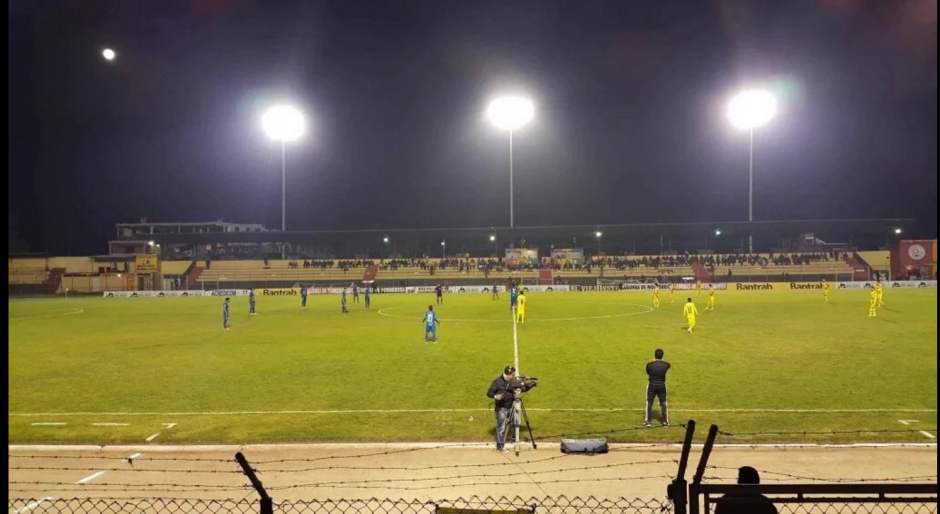 El estadio Marquesa de la Ensenada fue la sede del duelo entre leones y pr&iacute;ncipes azules, de la jornada dos del Clausura 2016. (Foto: Twitter/Todosobrefutbol)