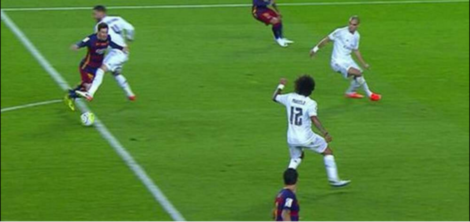 Aqu&iacute; el momento de la infracci&oacute;n no se&ntilde;alada. (Foto: Captura de imagen)