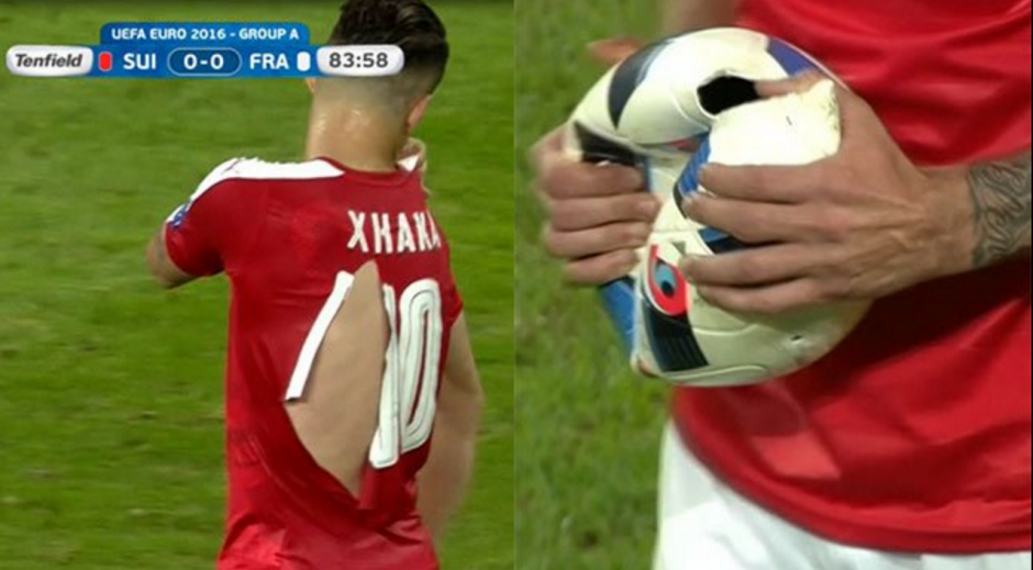 Im&aacute;genes curiosas dej&oacute; el empate entre Francia y Suiza. (Foto: Twitter)