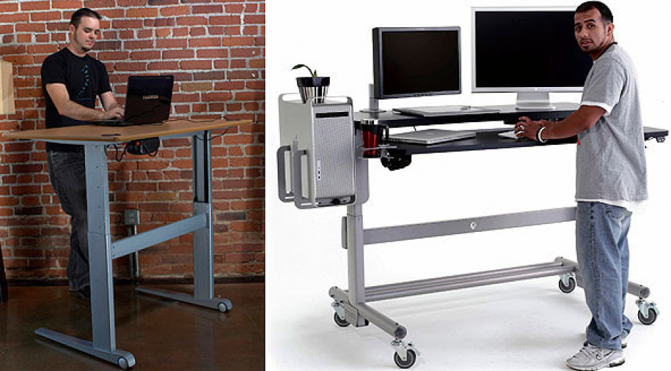 Un nuevo estudio sugiere que trabajar de pie no es suficiente para controlar el peso. (Foto: New York Times)