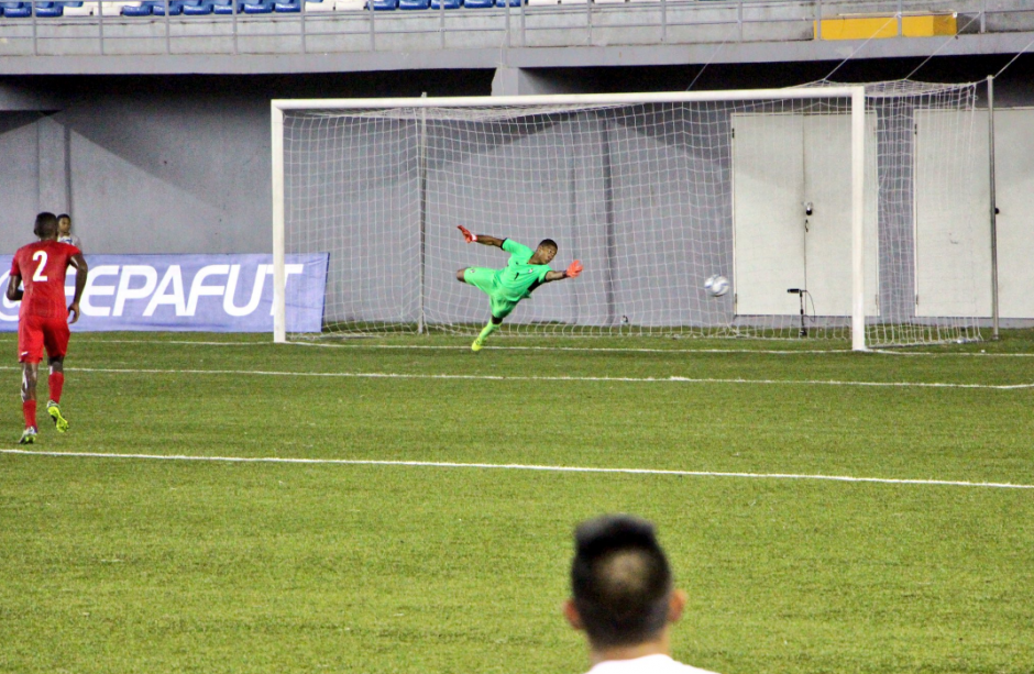 As&iacute; fue el tanto de penal que convirti&oacute; Durban Reyes, para el 1-0 definitivo de Guatemala. (Foto: Fedefut)