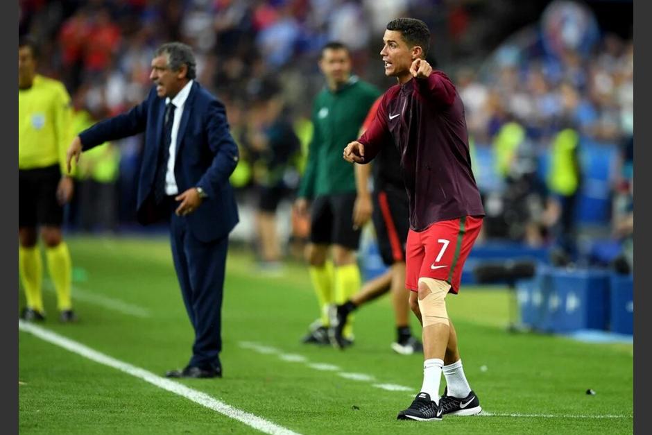 CR7 estuvo alentando a sus compa&ntilde;eros desde el banquillo. Portugal gan&oacute; su primera Euro de su historia. (Foto: Agencias)