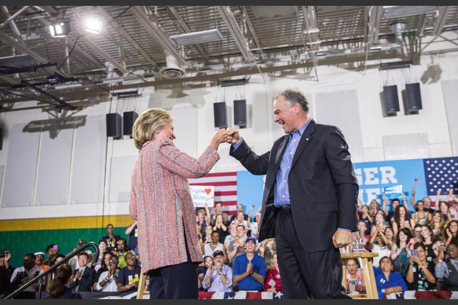 Clinton eligi&oacute; al senador Tim Kaine para ser su vicepresidenciable. (Foto: EFE)