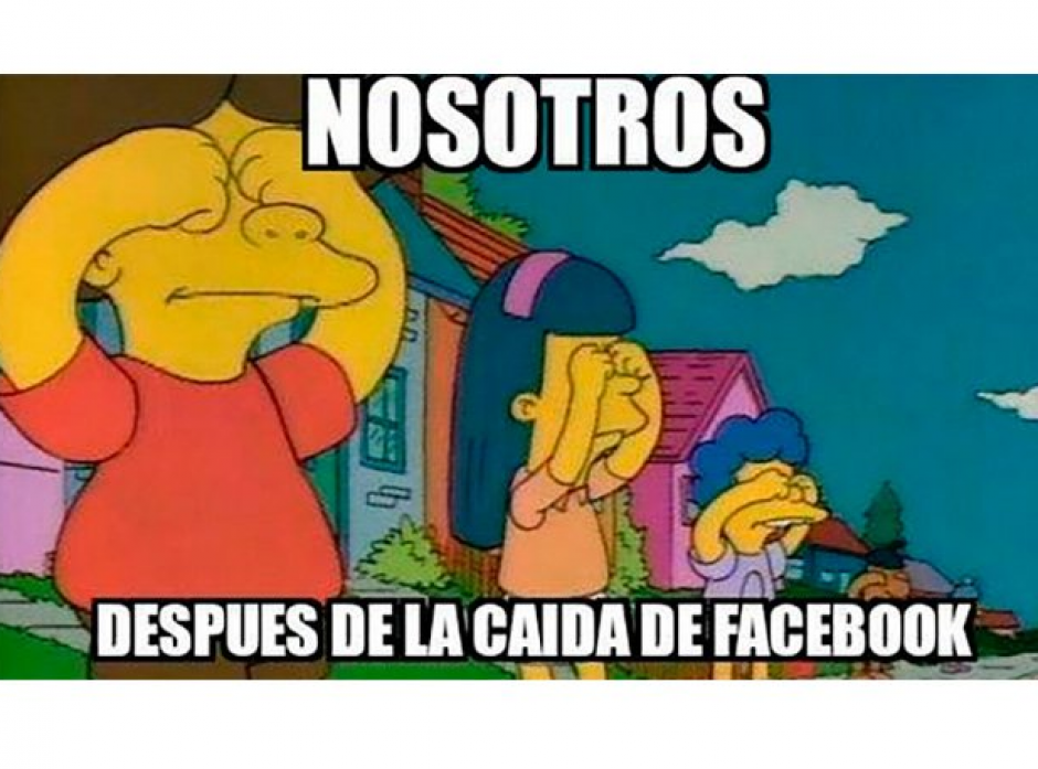 Los usuarios abrieron los ojos con la ca&iacute;da de Facebook. (Foto: Twitter)