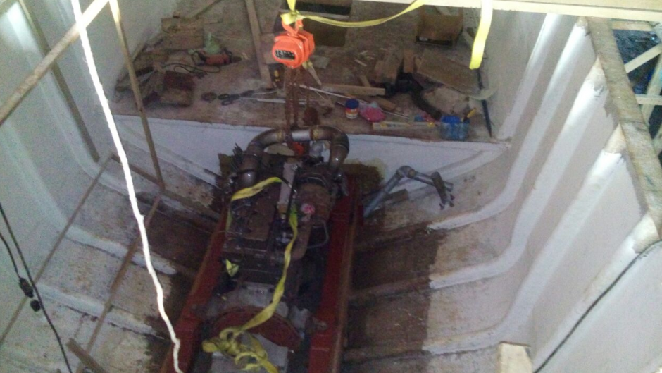 El sumergible fue localizado en una finca en Santa Rosa. (Foto: PNC)