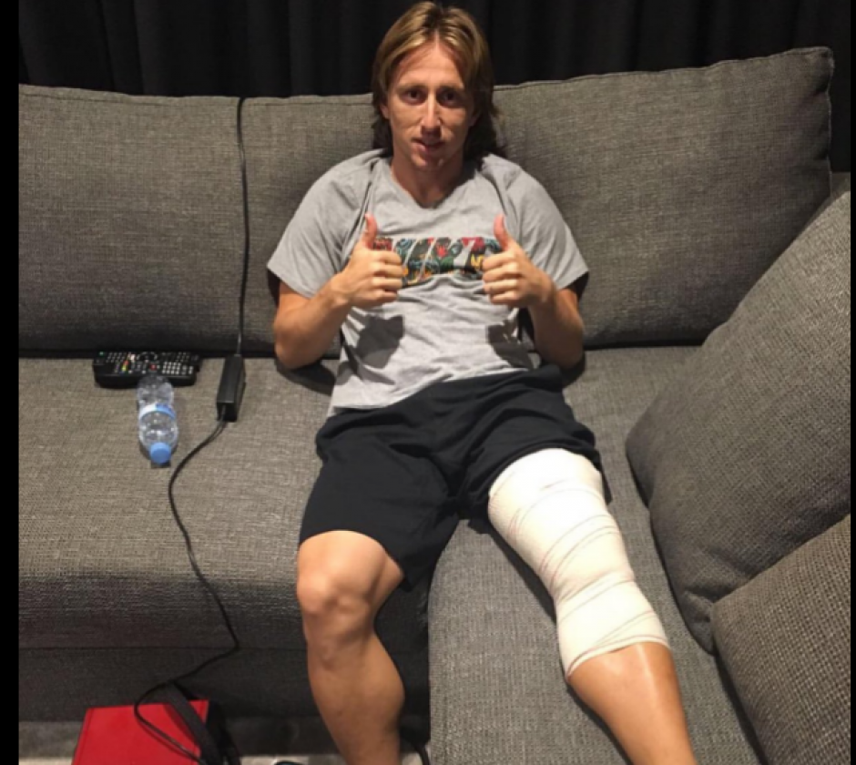 Luka Modric escribi&oacute; en Instagram tras su operaci&oacute;n. (Foto: Instagram) 