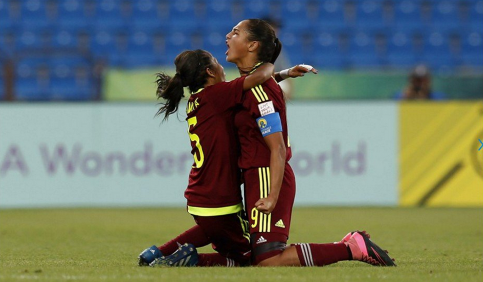 Deyna Castellanos es la figura del f&uacute;tbol femenino de Venezuela. (Foto: Twitter)