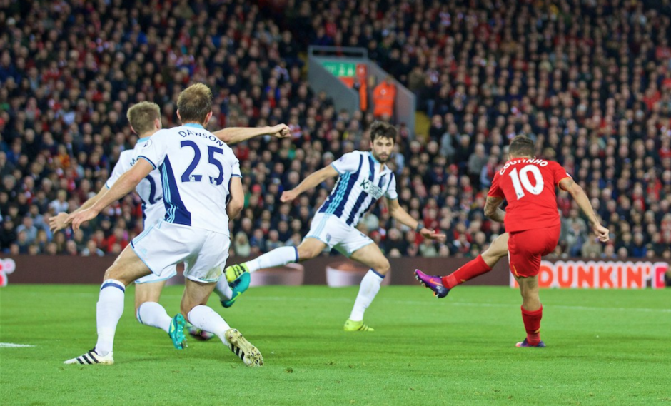 Coutinho anot&oacute; un golazo este s&aacute;bado en la Premier. (Foto: Twitter)