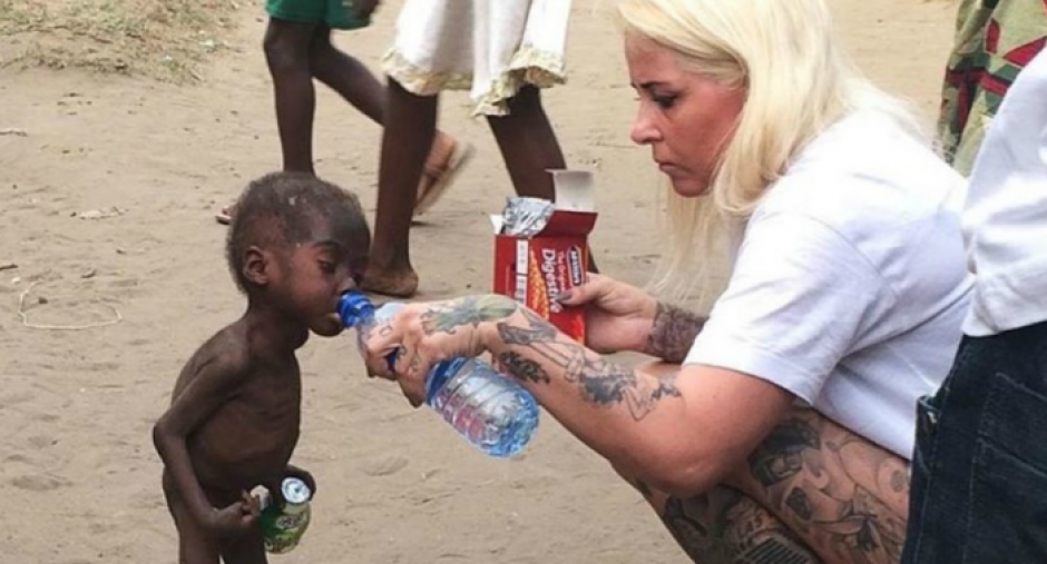 Anja salv&oacute; la vida de un ni&ntilde;o expulsado de su comunidad. (Foto: Upsocl)