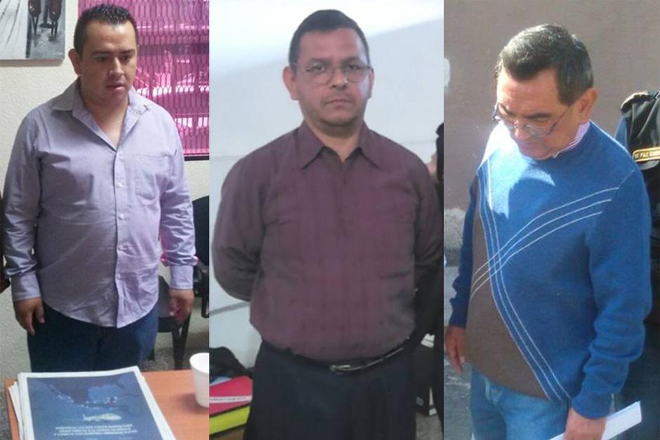 Un auxiliar y dos oficiales fiscales fueron detenidos por, aparentemente, haber cometido varios delitos como abuso de autoridad, falsedad ideol&oacute;gica e incumplimiento de deberes. (Foto: Polic&iacute;a Nacional Civil)&nbsp;