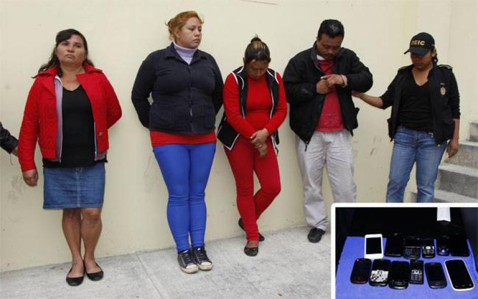Detienen a cuatro personas por comercio de celulares robados