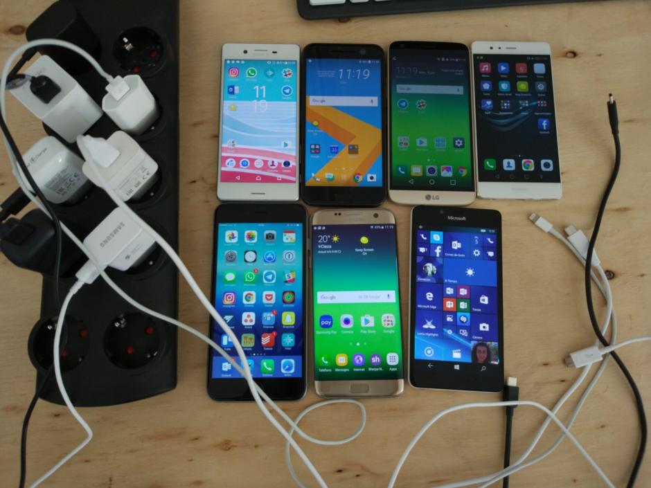 Un test para determinar cu&aacute;l dispositivo se carga m&aacute;s r&aacute;pido. &nbsp;(Foto: Xataka)