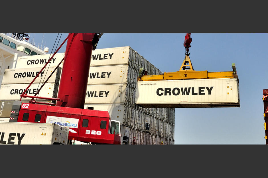 La empresa se encarga de rentar las grúas para contenedores del Puerto Quetzal. (Foto: Grupo Interport)&nbsp;