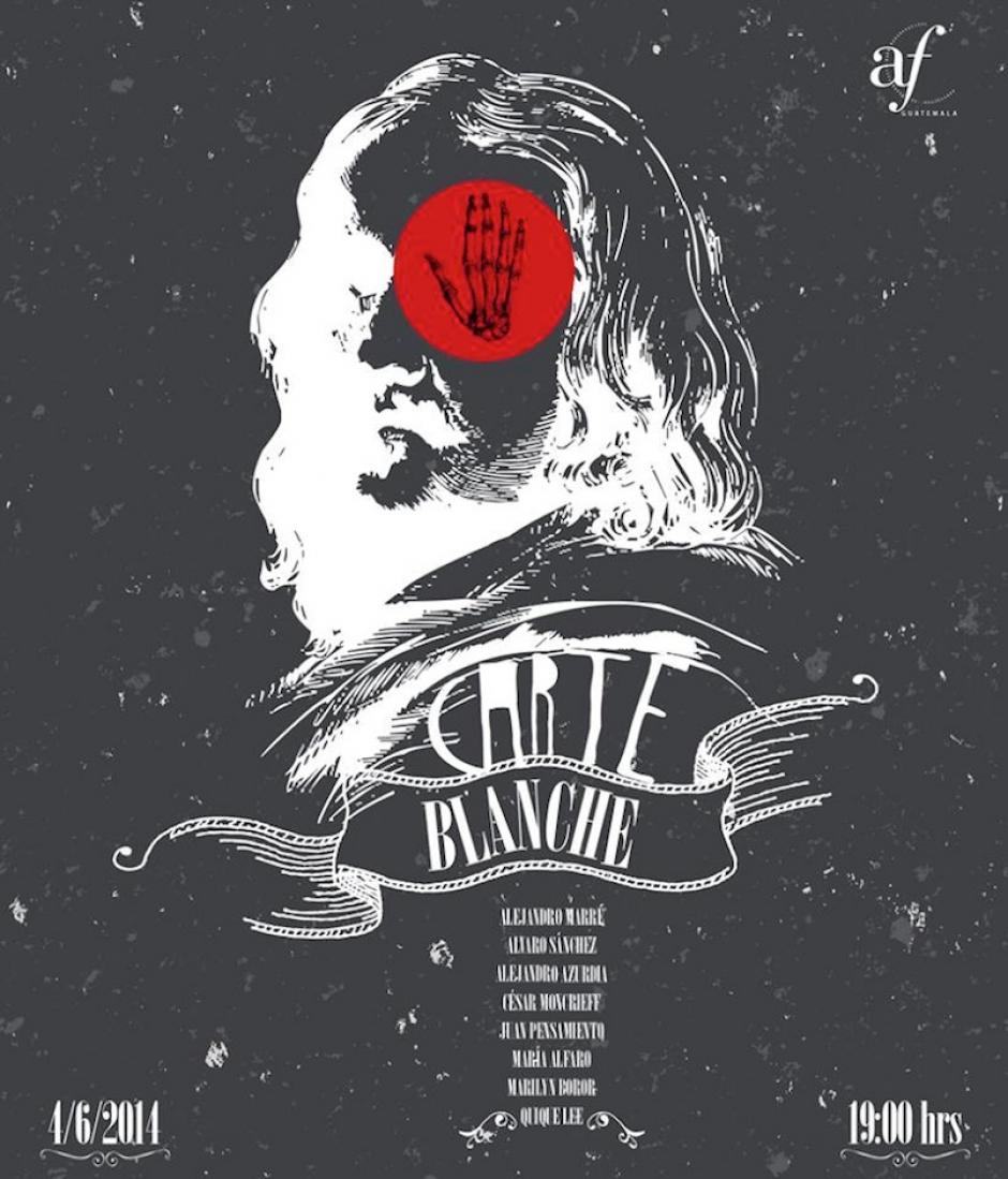 La Alianza Francesa te invita a la inauguración de la exposición "Carte Blanche". (Diseño: Alianza Francesa oficial)&nbsp;