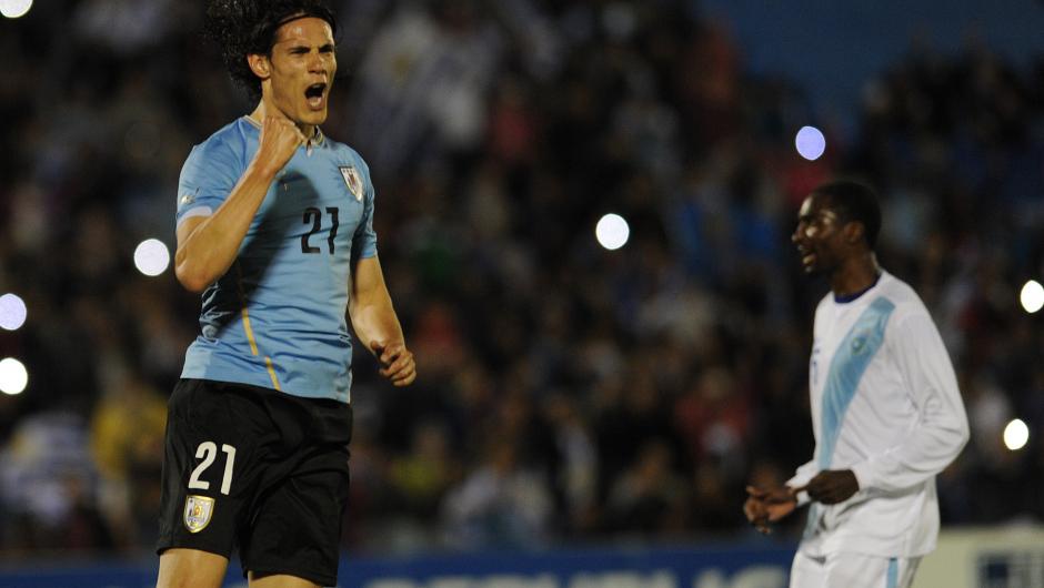 Edinson Cavani fue el autor de dos goles en el juego amistoso que Uruguay disput&oacute; contra Guatemala el fin de semana pasado. (Foto: Archivo)